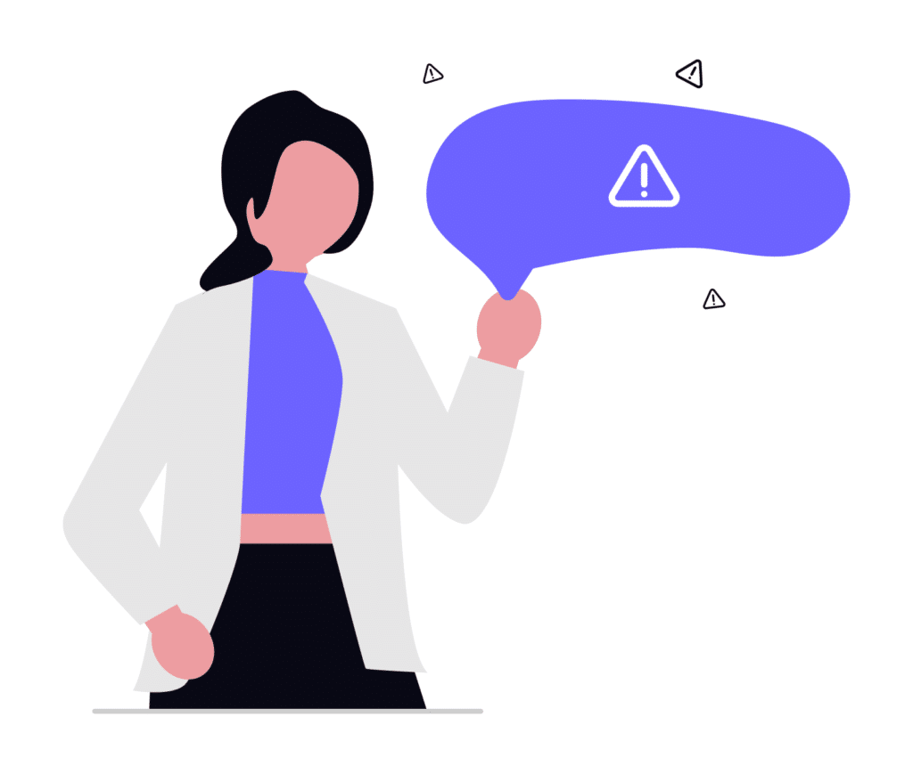 warning illustration